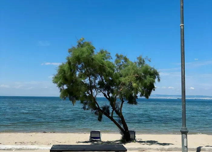 Nouri Schoene In Direkter Strandnaehe, Schnelles Internet, Freies Parken, Nahe Flughafen Peraía